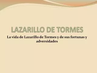 lazarillo de tormes