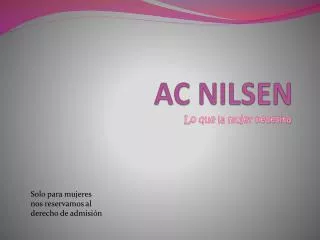 ac nilsen