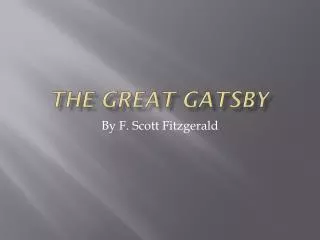 the great gatsby