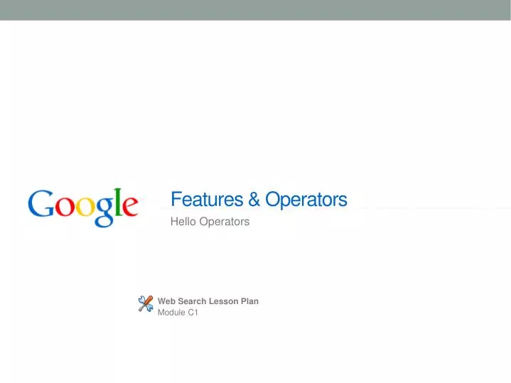 features operators