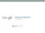 Features &amp; Operators - slide 1
