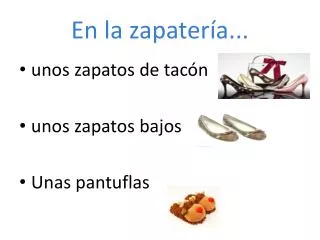 en la zapater a