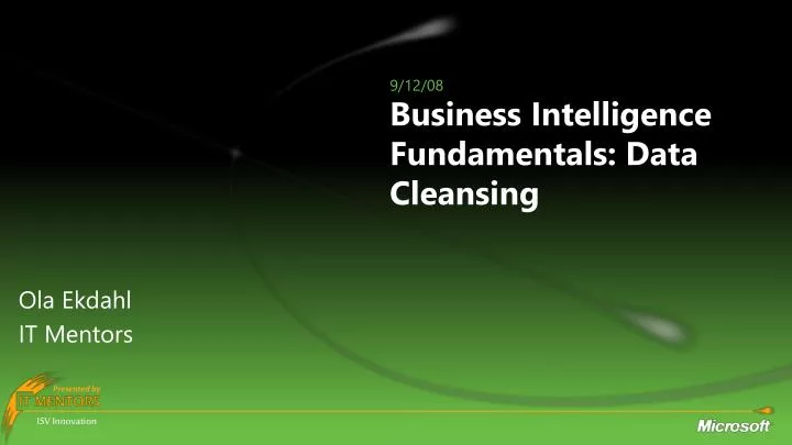 business intelligence fundamentals data cleansing