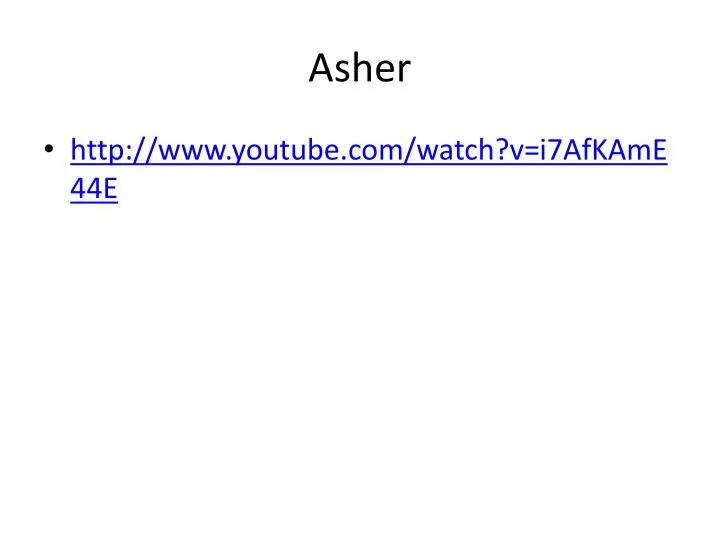 asher