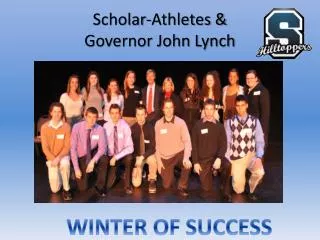 Scholar-Athletes &amp; Governor John Lynch