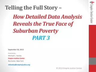 How Detailed Data Analysis Reveals the True Face of Suburban Poverty PART 3