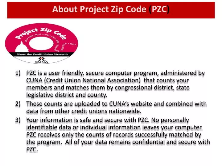 about project zip code pzc
