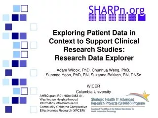 Exploring Patient Data in Context to Support Clinical Research Studies: Research Data Explorer