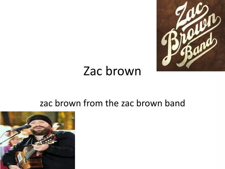 zac brown