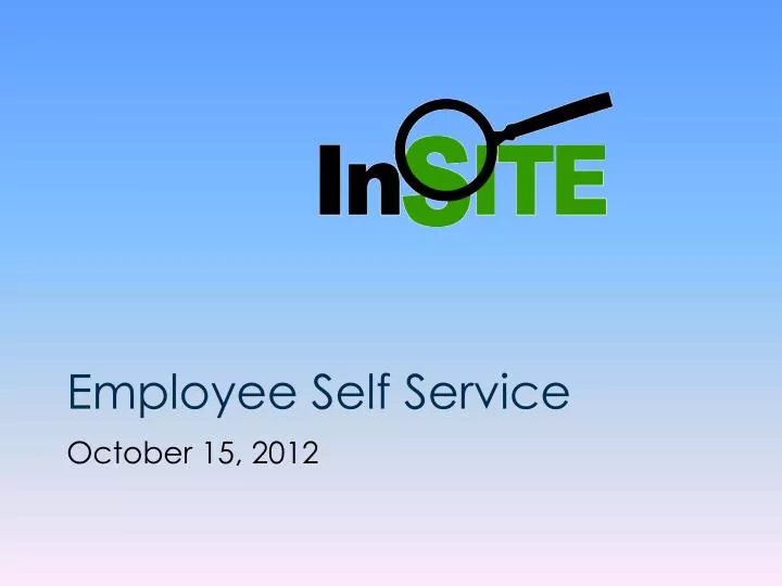 employee self service