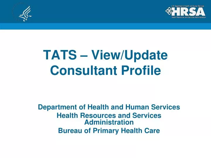 tats view update consultant profile