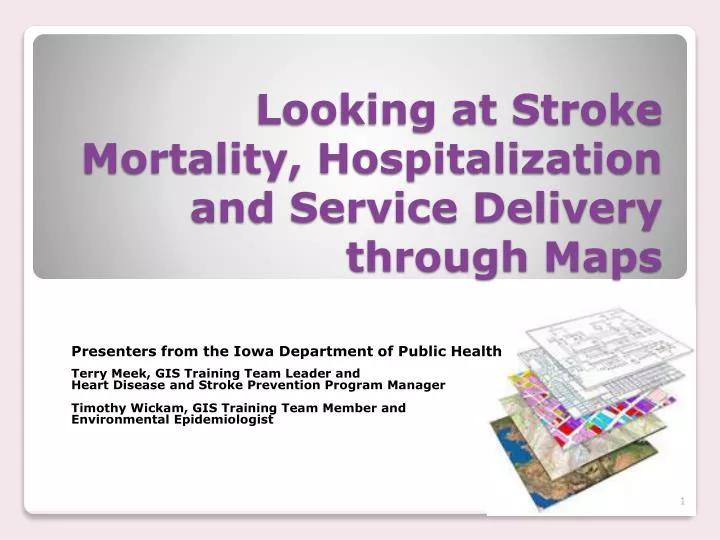 looking at stroke mortality hospitalization and service delivery through maps