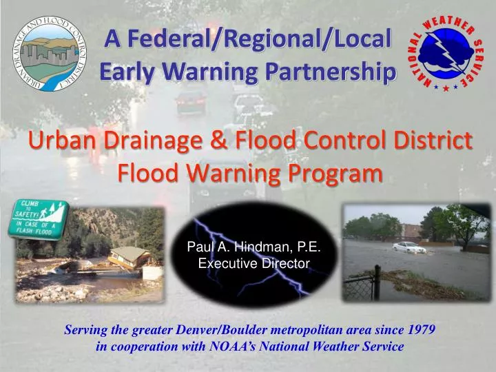 urban drainage flood control district flood warning program