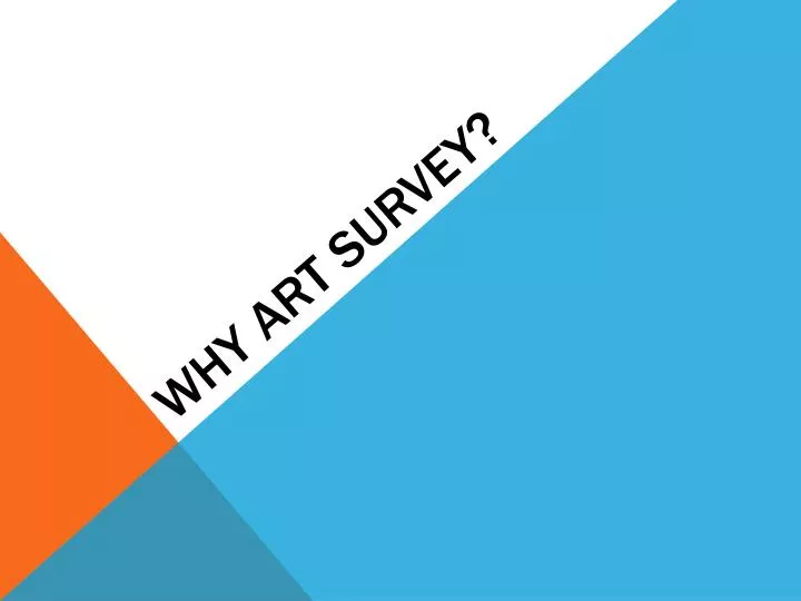 why art survey