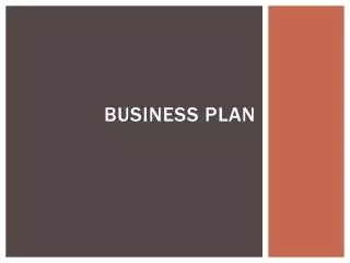 business plan