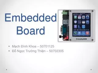 embedded board