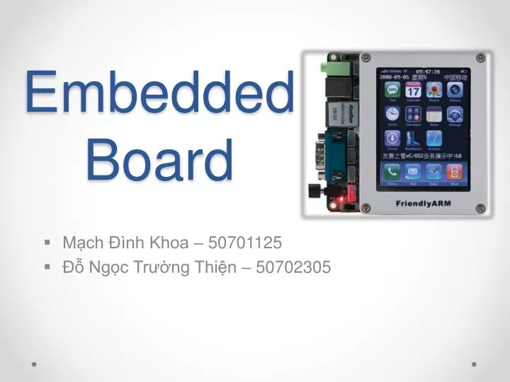 embedded board