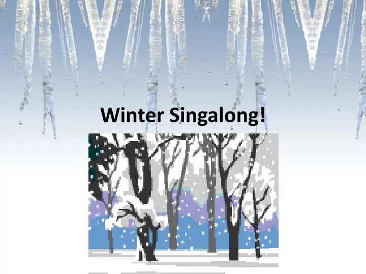winter singalong