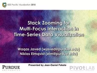 Stack Zooming for Multi-Focus Interaction in Time-Series Data Visualization