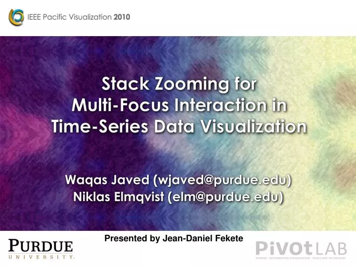 stack zooming for multi focus interaction in time series data visualization