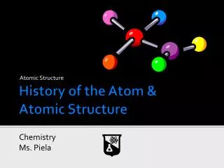 History of the Atom &amp; Atomic Structure