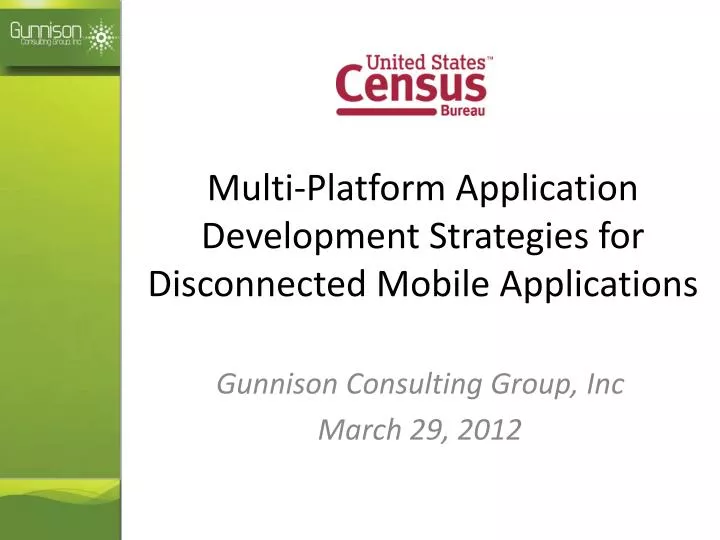 multi platform application development strategies for disconnected mobile applications