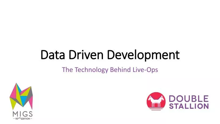 data driven development