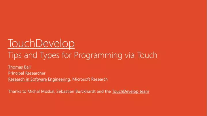 touchdevelop tips and types for programming via touch