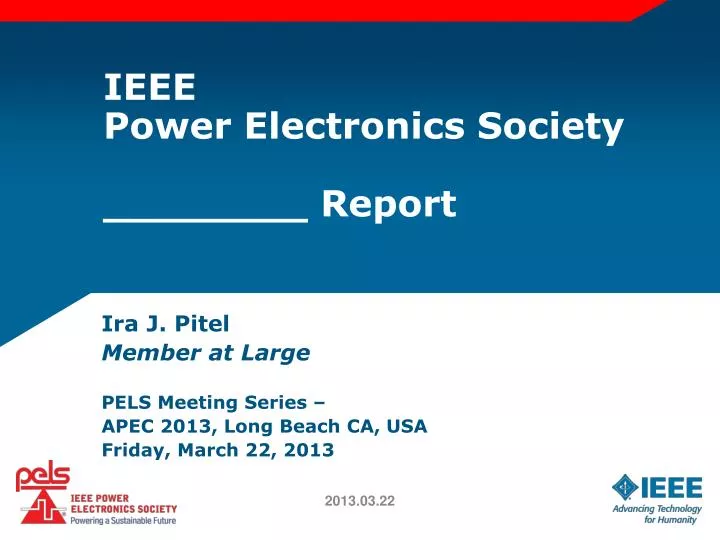 ieee power electronics society report