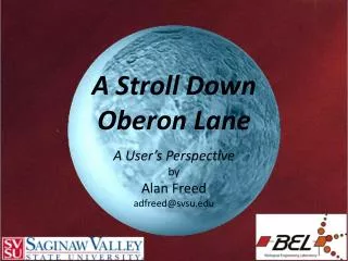 A Stroll Down Oberon Lane