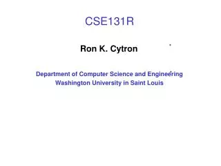 CSE131R