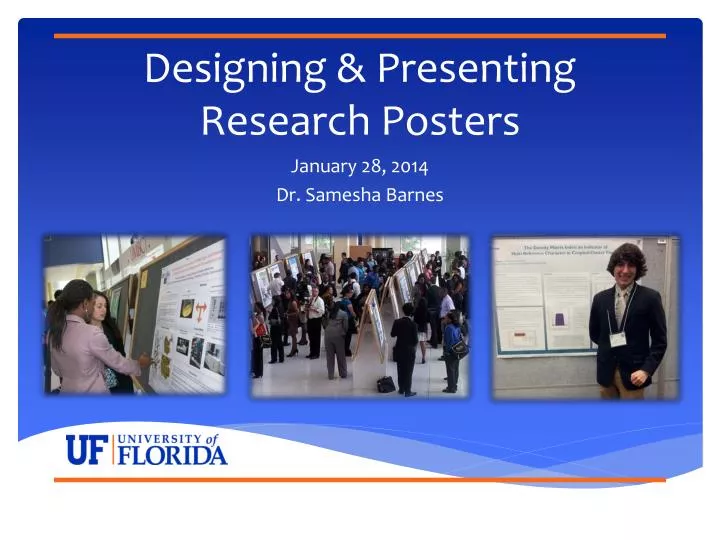 designing presenting research posters