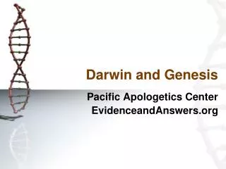 Darwin and Genesis