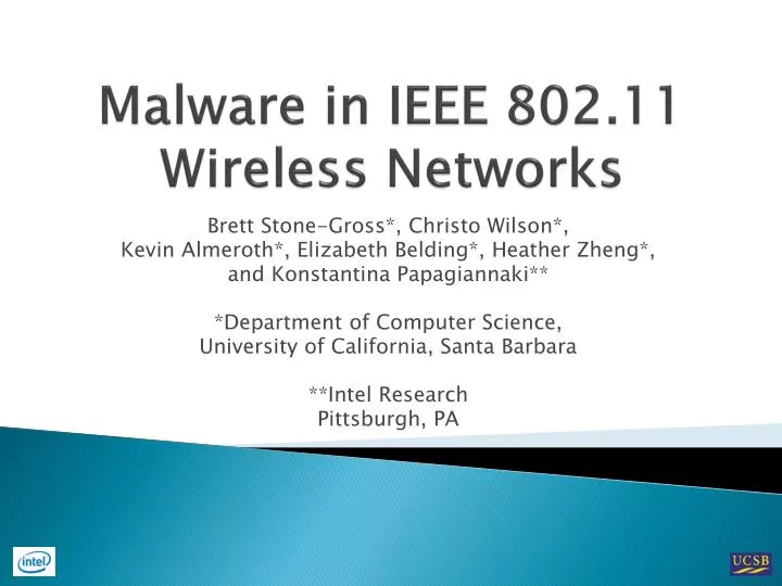 malware in ieee 802 11 wireless networks
