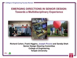 EMERGING DIRECTIONS IN SENIOR DESIGN: Towards a Multidisciplinary Experience