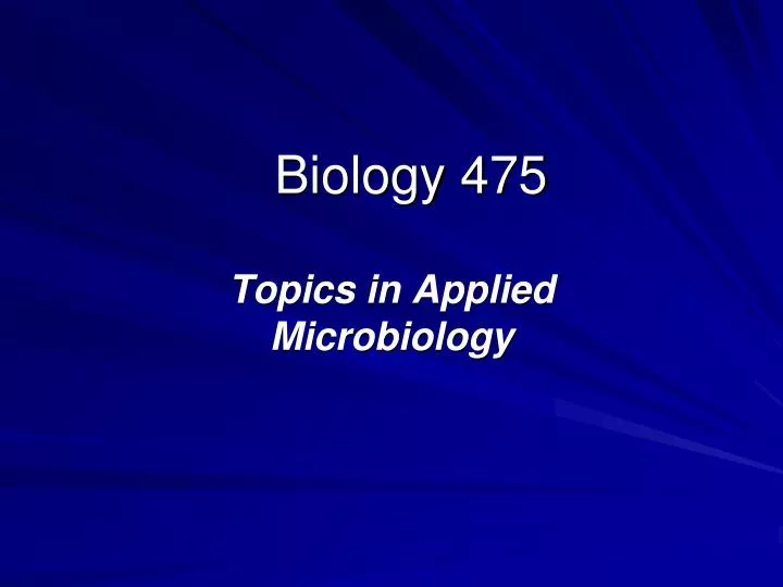 biology 475