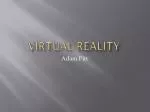 Virtual Reality - slide 1