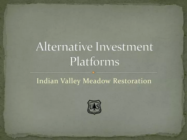 alternative investment platforms