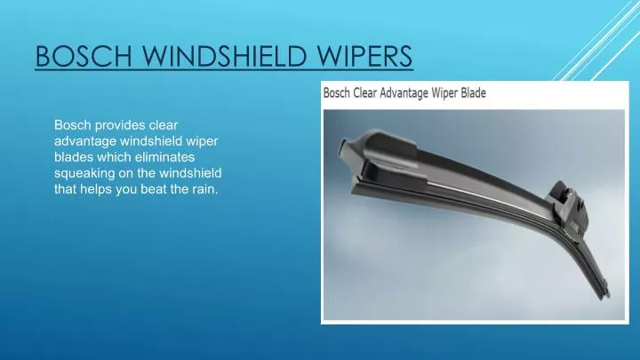 bosch windshield wipers