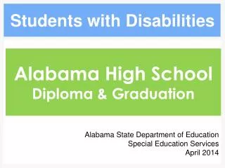 Alabama High School Diploma &amp; Graduation