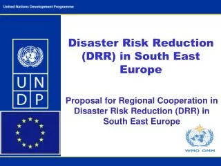 Disaster Risk Reduction (DRR) in South East Europe