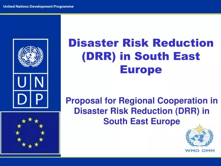 disaster risk reduction drr in south east europe