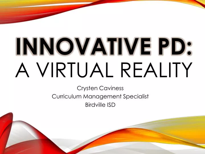 innovative pd a virtual reality