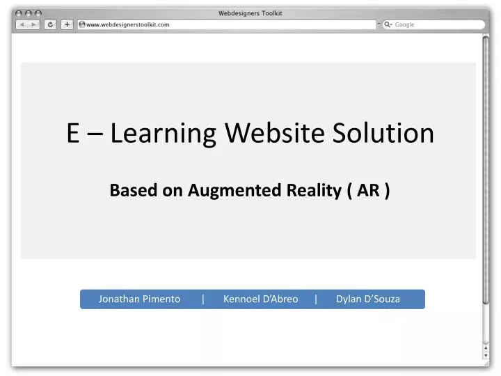 e learning website solution
