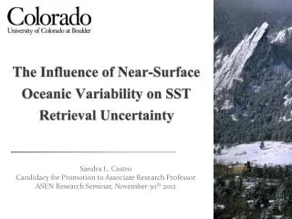 The Influence of Near-Surface Oceanic Variability on SST Retrieval Uncertainty