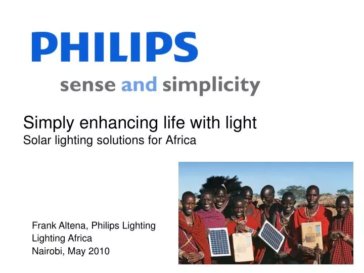 simply enhancing life with light solar lighting solutions for africa