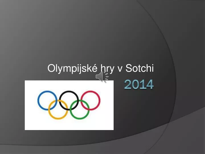 olympijsk hry v sotchi