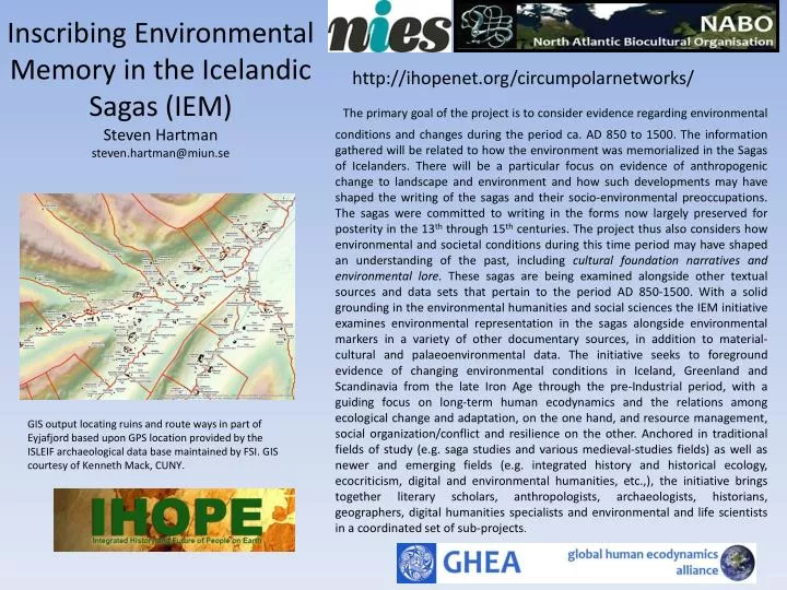 inscribing environmental memory in the icelandic sagas iem steven hartman steven hartman @ miun se