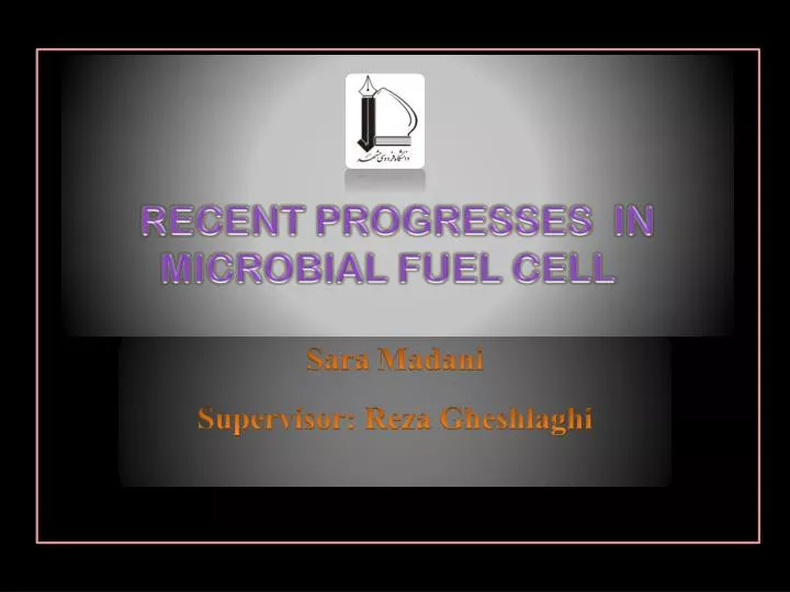recent progresses in microbial fuel cell
