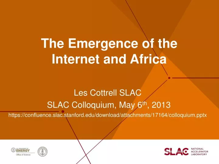 the emergence of the internet and africa